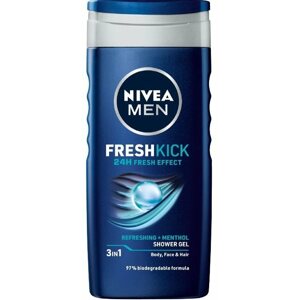 Tusfürdő NIVEA MEN Fresh Kick Shower Gel 250 ml