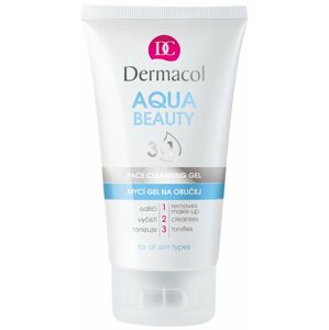 Tisztító gél DERNACOL Aqua Beauty 3az1ben arctisztító zselé 150 ml