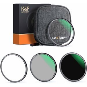 Szett K&F Concept mágneses szűrőkészlet 3 db (MCUV, CPL, ND1000) - 55 mm
