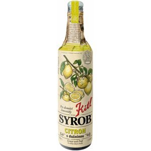 Ízesítő keverék Kitl Syrob Citrom, rostos 500 ml