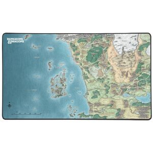 Gamer egérpad Konix Dungeons & Dragons Faerun Map Mousepad