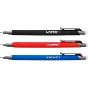 Rotring ceruza KORES M2-Office 0,5 mm HB, radírral, vegyes színkombinációval