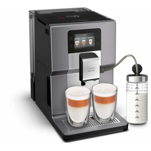 Automata kávéfőző KRUPS EA875E10 Intuition Preference+ Chrome tejtartállyal