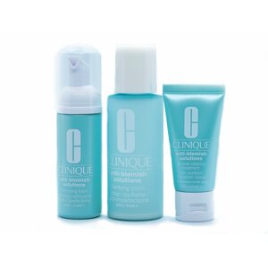 Kozmetikai ajándékcsomag CLINIQUE Anti Blemish 3 darabos arcápolási szett zsíros és problémás bőrre
