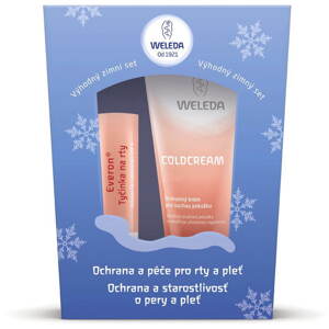 Kozmetikai ajándékcsomag WELEDA Winter állítani, hogy megvédje a bőr és az ajkak