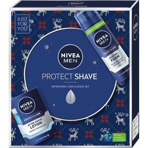 Kozmetikai ajándékcsomag NIVEA MEN Ajándékcsomag a feszülő bőr érzése nélküli borotválkozáshoz