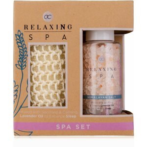 Kozmetikai ajándékcsomag ACCENTRA Relaxing Spa wellness szett szivacsos mosószivaccsal