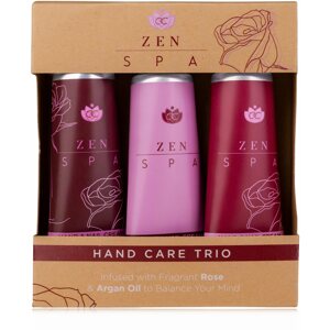 Kozmetikai ajándékcsomag ACCENTRA Zen Spa Kézápoló szett 3 × kézkrém