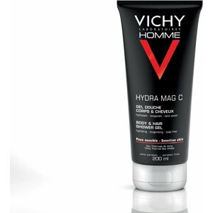 Tusfürdő VICHY Homme MAG C Body and Hair Shower Gel 200 ml