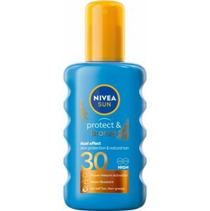 Napozó spray NIVEA SUN Protect & Bronze Spray SPF 30 200 ml
