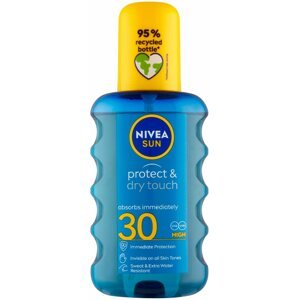 Napozó spray NIVEA SUN Protect & Dry Touch Spray SPF30 200 ml