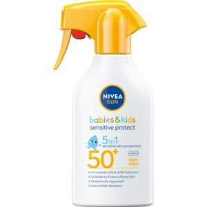 Napozó spray NIVEA Sun Kids Ultra Sensitive Trigger Spray SPF 50 270 ml