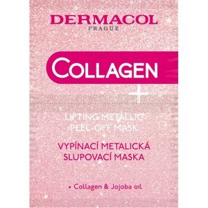 Arcpakolás DERMACOL Collagen plus lifting peel off mask 2x 7,5 ml