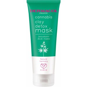 Arcpakolás DERMACOL Cannabis clay detox mask 100 ml