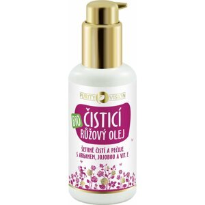 Arcápoló olaj PURITY VISION Bio Rózsa tisztítóolaj argánnal, jojobával és E-vitaminnal 100 ml