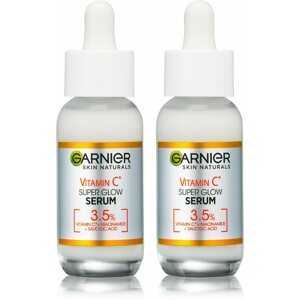 Arcápoló szérum GARNIER Vitamin C Brightening Super Serum with Vitamin C* 2 × 30 ml