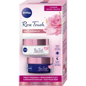 Arckrém NIVEA Rose Touch Day and night anti-wrinkle cream 2 x 50 ml