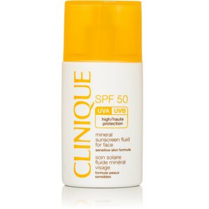 Arcápoló fluid CLINIQUE Mineral Sunscreen Fluid For Face SPF 50 30 ml