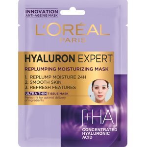 Arcpakolás ĽORÉAL PARIS Hyaluron Specialist Replumping Moisturizing Tissue Mask