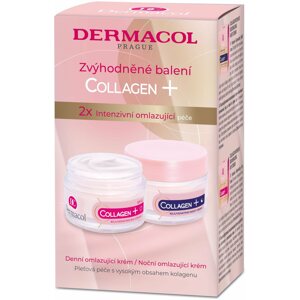 Kozmetikai szett DERMACOL Collagen Plus Day + Night Cream 2 × 50 ml