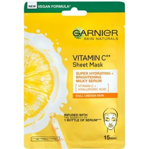 Arcpakolás GARNIER Skin Naturals Vitamin C Super Hydrating Sheet Mask 28 g