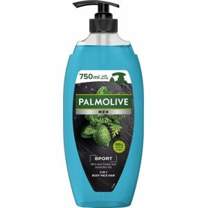 Tusfürdő PALMOLIVE For Men Sport 3in1 Shower Gel 750 ml pumpás