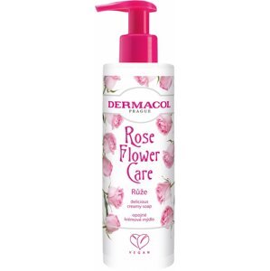 Folyékony szappan DERMACOL Flower care kézszappan Rózsa 250 ml