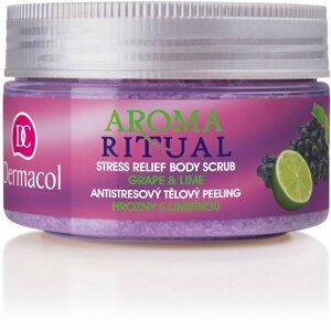 Testradír DERMACOL Aroma Ritual Grape & Lime Stress Relief Body Scrub 200 g