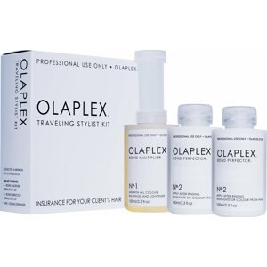 Hajápoló szett OLAPLEX Traveling Stylist Kit (3x 100 ml)