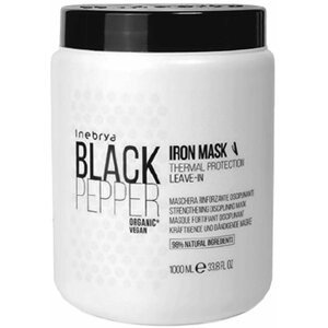 Hajpakolás INEBRYA Black Pepper Iron Mask 1000 ml