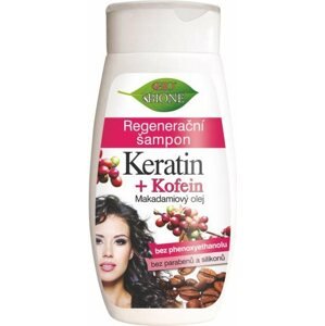 Sampon BIONE COSMETICS Bio Keratin + Koffein Regeneráló tápláló sampon 260 ml