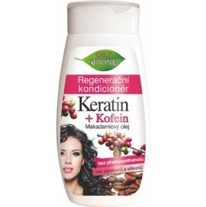 Hajbalzsam BIONE COSMETICS Bio Keratin és Koffein Regeneráló kondicionáló 260 ml