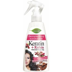 Hajbalzsam BIONE COSMETICS Bio Keratin + Koffein Öblítésmentes kondicionáló 260 ml