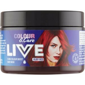 Hajpakolás SCHWARZKOPF LIVE színező hajmaszk Ruby Red 150 ml