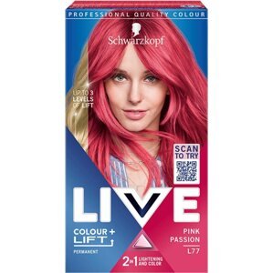 Hajfesték SCHWARZKOPF LIVE Colour+Lift L77 Rózsaszín szenvedély 60 ml