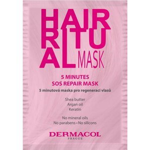 Hajpakolás DERMACOL Hair Ritual 5 perces regeneráló hajpakolás 15 ml
