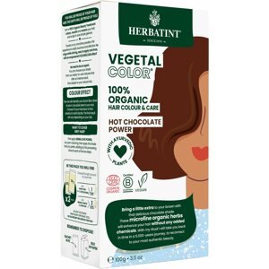 Henna hajfesték HERBATINT Vegetal Colour Bio növényi hajfesték Hot Chocolate Power