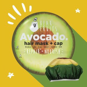 Hajpakolás BEAR FRUITS Avocado Hair Mask 200 ml