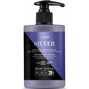 Oživovač barvy BLACK PROFESSIONAL Barevný toner na vlasy Silver 300 ml