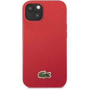 Telefon tok Lacoste Iconic Petit Pique Logo iPhone 14 piros hátlap tok