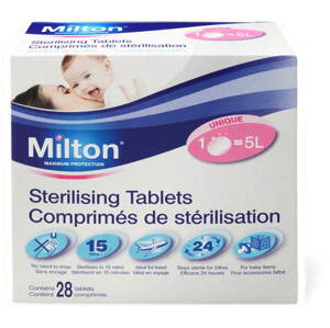 Cumisüveg sterilizáló MILTON 28 tabletta