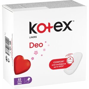 Tisztasági betét KOTEX Liners Super Deo 52 db