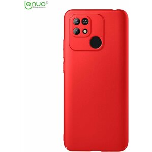 Telefon tok Lenuo Leshield Tok a Xiaomi Redmi 10C készülékhez - piros