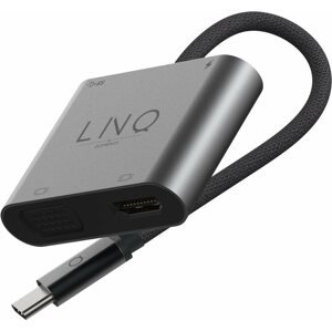 Port replikátor LINQ 4K HDMI Adapter with PD, USB-A and VGA