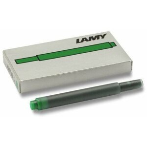 Cserepatron LAMY tintasugaras, zöld - 5 darabos csomagban