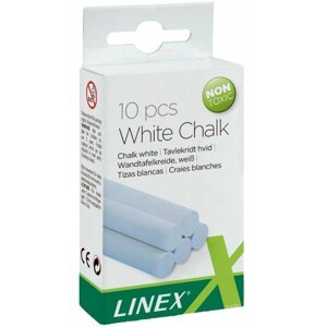 Kréta Linex fehér, kerek - 10 darabos csomag
