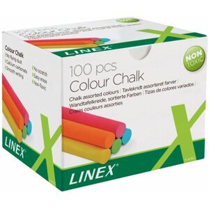 Kréta Linex színes, kerek - 100 db-os csomag