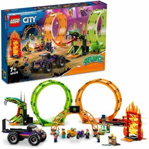 LEGO LEGO® City 60339 Kaszkadőr aréna dupla hurokkal