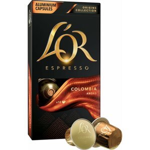 Kávékapszula L'OR Colombia 10 db alumínium kapszula