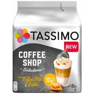 Kávékapszula TASSIMO Toffee Nut Latte Kapszula 8 adag